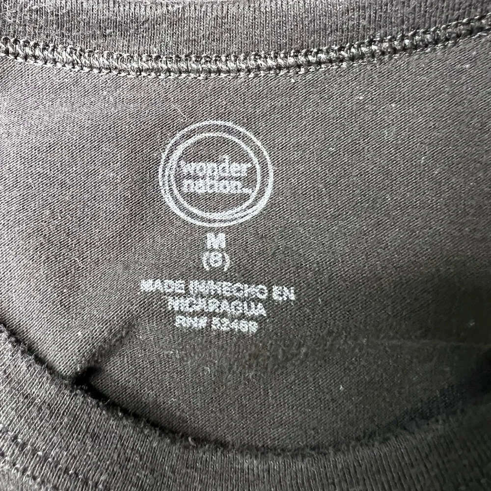 Wonder nation Long sleeve Tee Black Size 8